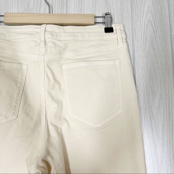 Athleta | Pale Yellow Sculptek Flex Straight Leg Ankle Jean Size 10 - Picture 5 of 11